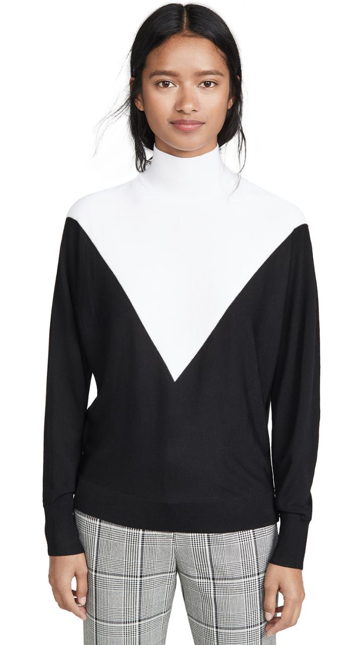 Theory Intarsia Pullover