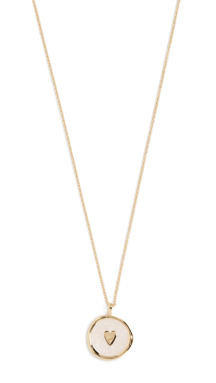 Gorjana Heart Coin Necklace