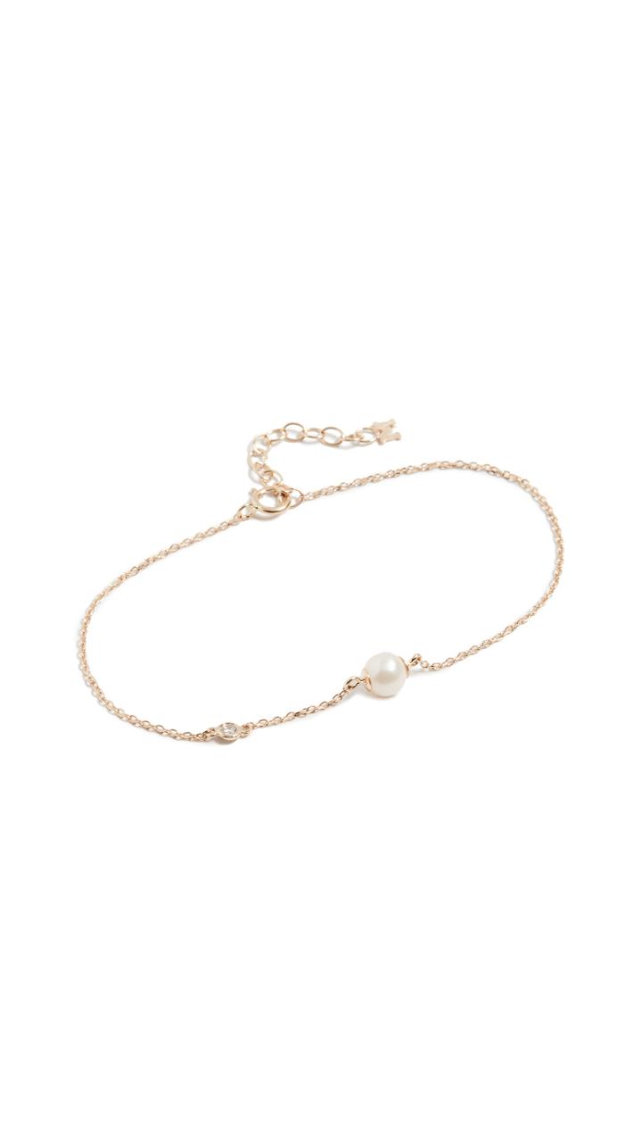 Mateo 14k Freshwater Cultured Pearl And Diamond Chain Bracelet