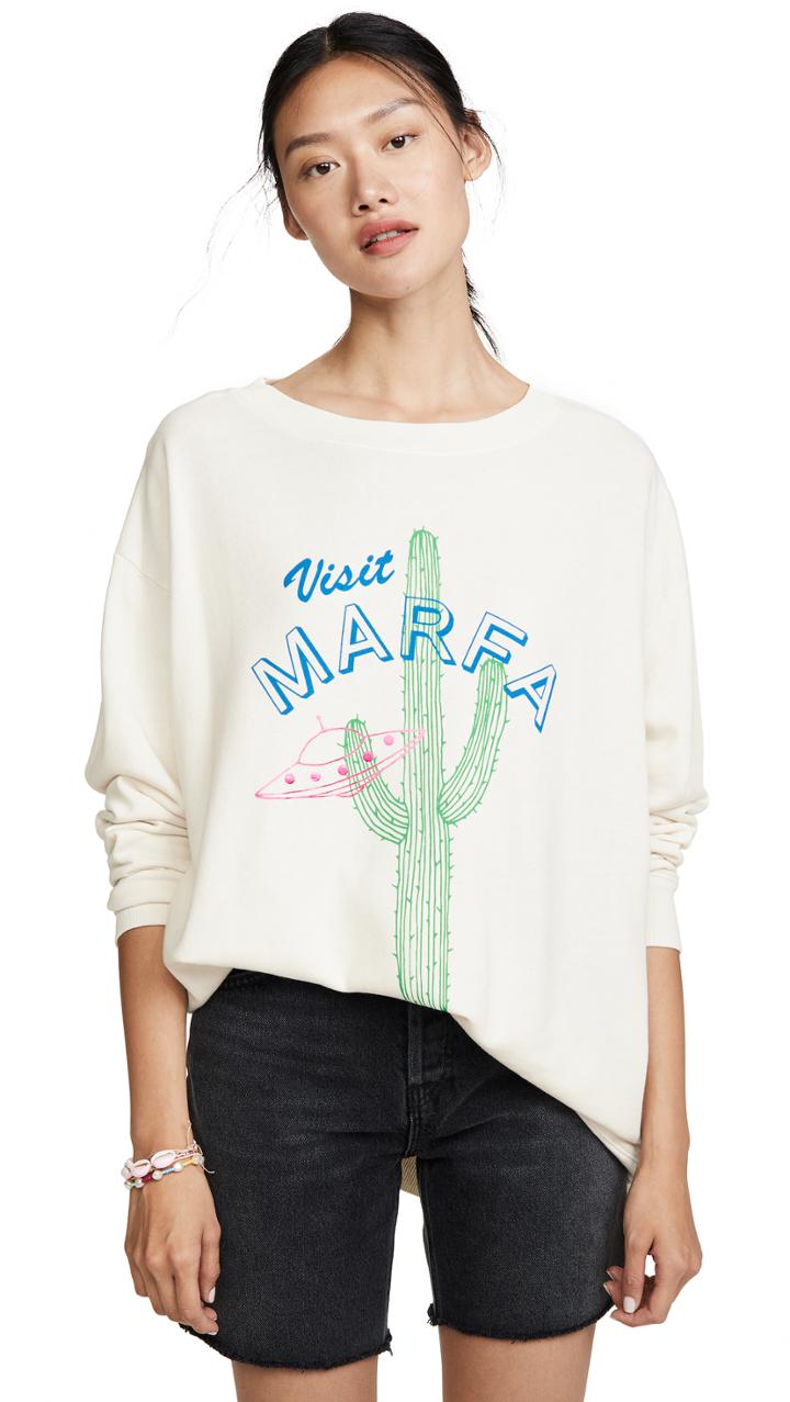 Wildfox Visit Marfa Roadtrip Sweatshirt