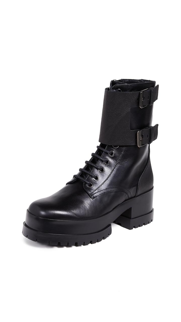 Robert Clergerie Willy Combat Platform Boots