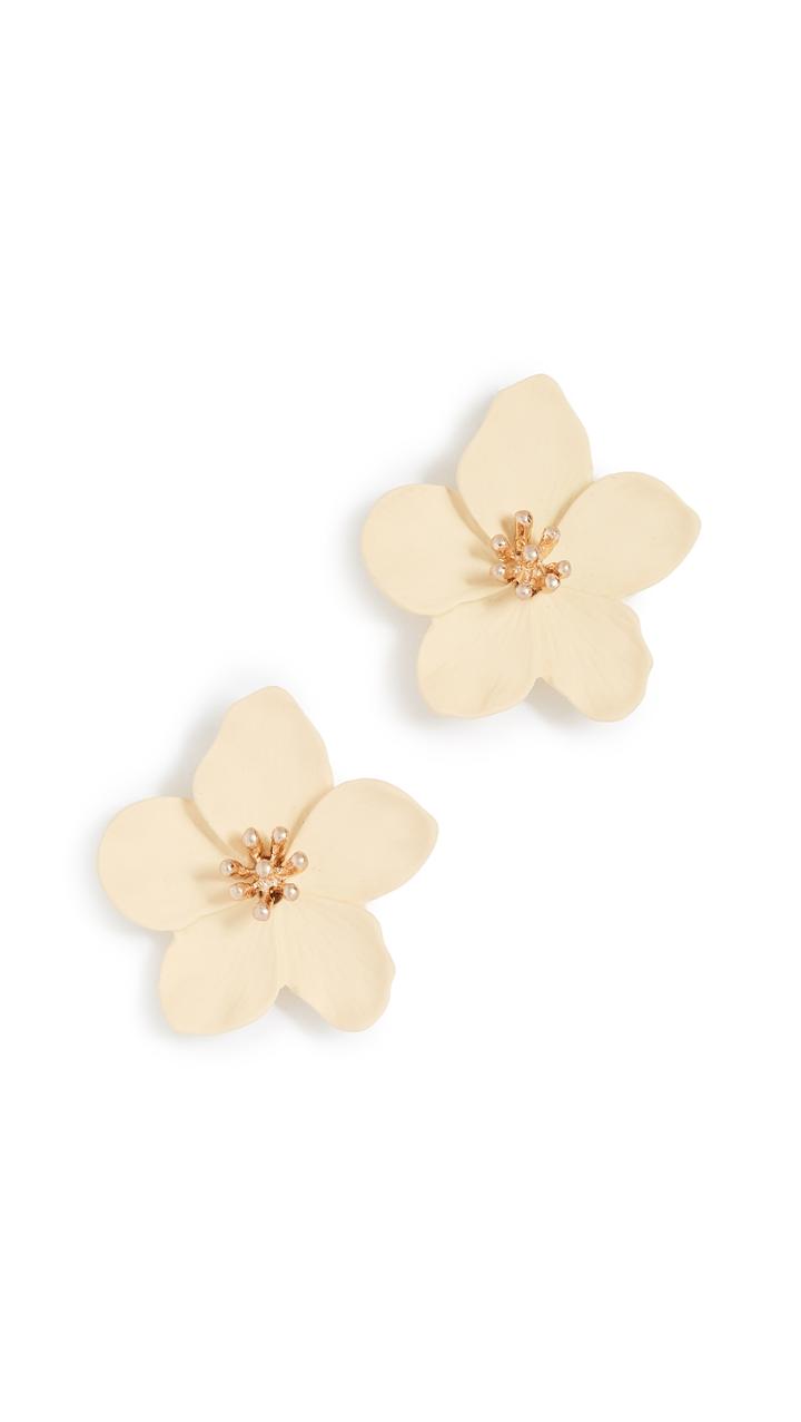 Shashi Iris Single Flower Studs