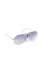 Ray Ban Rb3597 Oversized Clear Shield Sunglasses