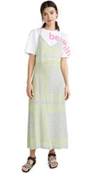 Natasha Zinko T Shirt Printed Maxi Slip Dress