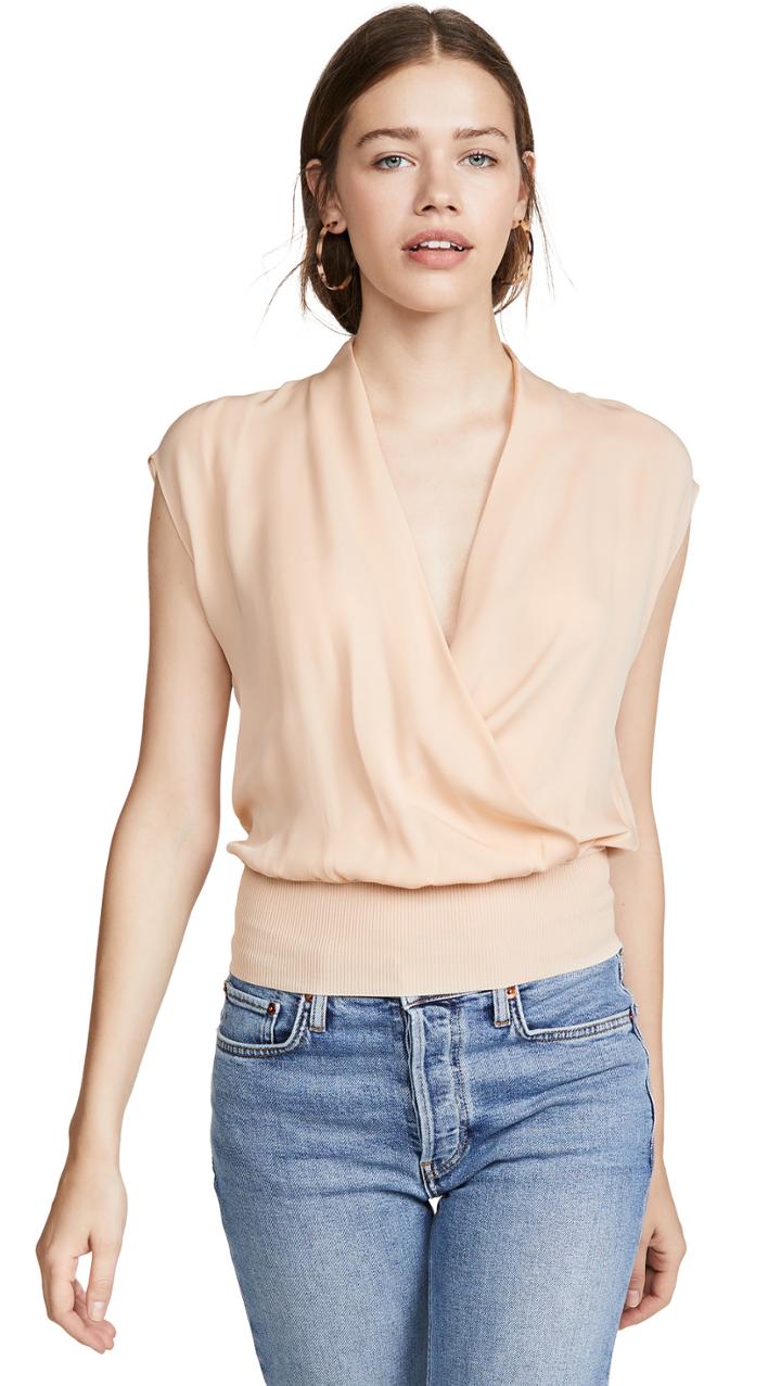 Theory Draped Combo Top
