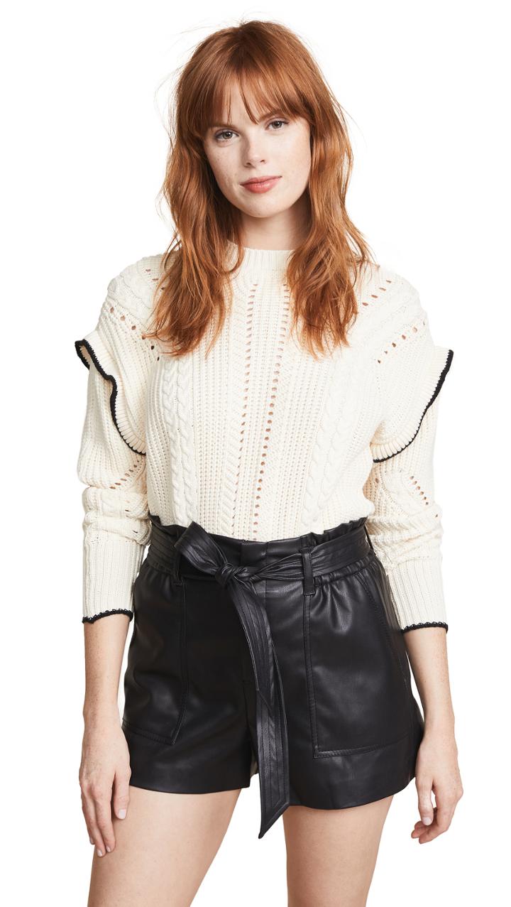 Scotch Soda Maison Scotch Ruffle Sweater