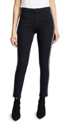 Mother High Waisted Looker Ankle Jeans With Fraying