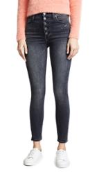 Ao.la By Alice + Olivia Ao. La By Alice + Olivia High Rise Exposed Button Skinny Jeans