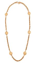 What Goes Around Comes Around Chanel Gold Cambon Necklace