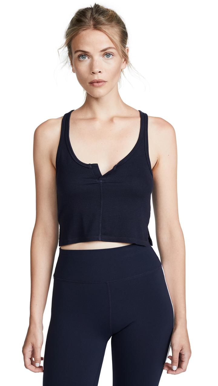 Splits59 Tag Cropped Tank Top