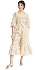 Lisa Marie Fernandez Laure Eyelet Jumpsuit