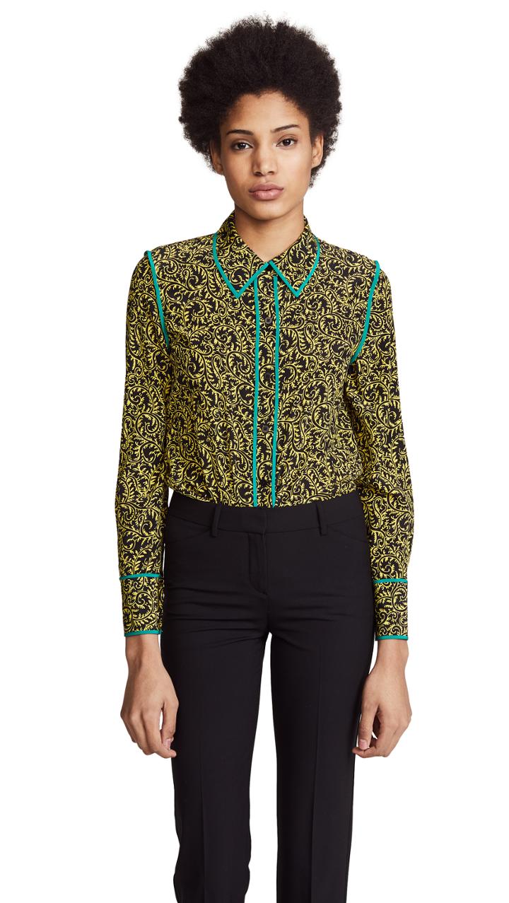 Diane Von Furstenberg Collared Shirt