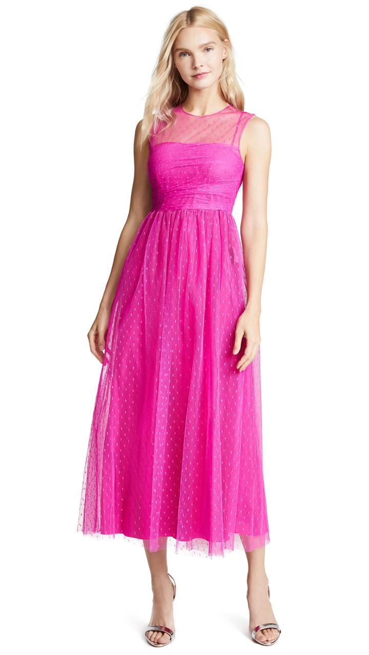 Red Valentino Point D Espirit Dress