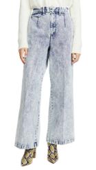 Toga Pulla Bleach Denim Wide Pants