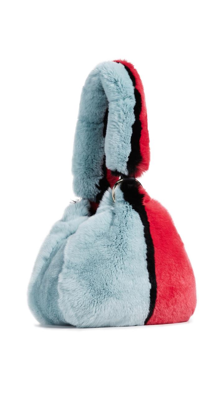 Les Petits Joueurs Holly Fur Wristlet
