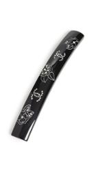 What Goes Around Comes Around Chanel Black Lucite Barrette