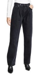 Agolde Pleated Baggy Jeans With Mid Rise