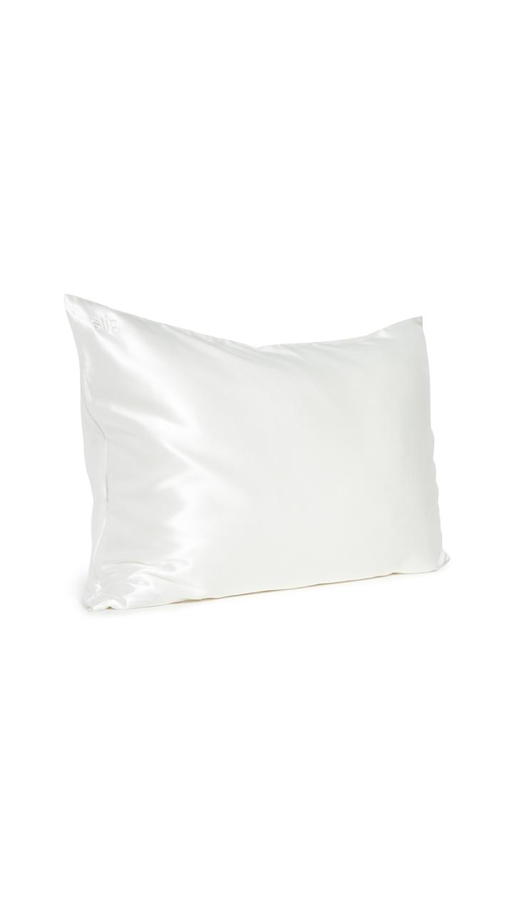 Slip White Queen Pillow Case Pink Sleep Mask