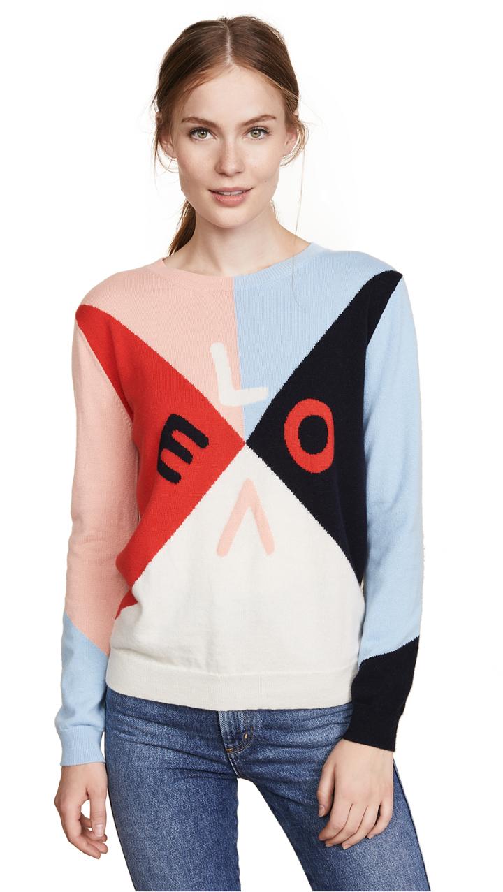 Chinti And Parker Mexicano Love Cashmere Sweater