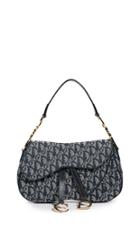 What Goes Around Comes Around Dior Canvas Double Saddle Bag