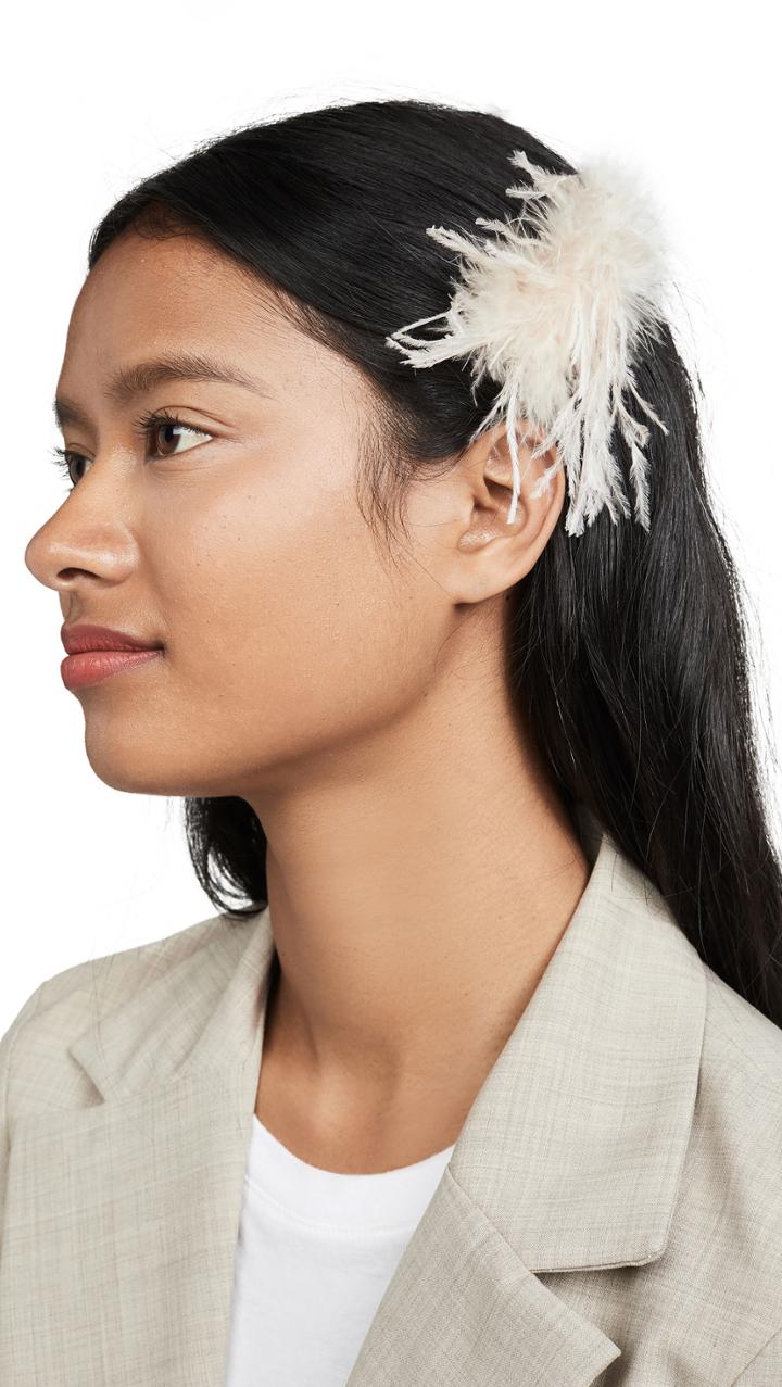 Loeffler Randall Feather Hair Comb
