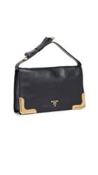 What Goes Around Comes Around Prada Leather Clutch