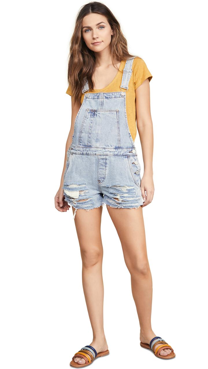 Blank Denim Acid Trip Overalls