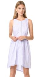 J O A Stripe Button Down Dress