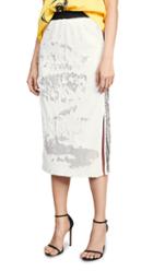 Nude Sequin Skirt