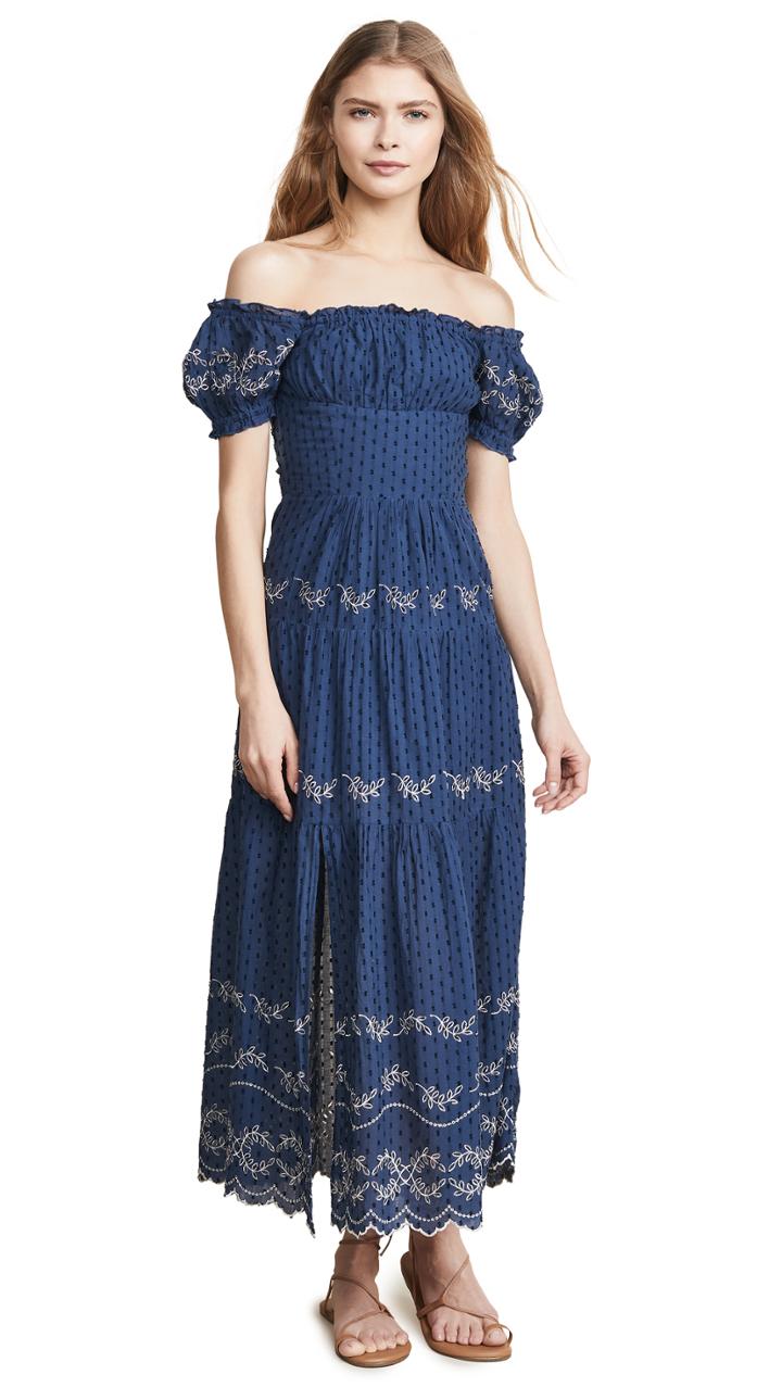Rahi Cali Cutwork Midi Dress