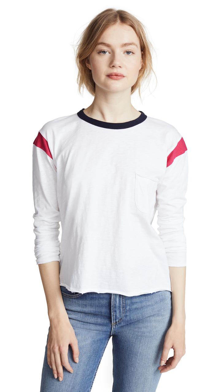 Rag Bone Jean Percy Long Sleeve Tee