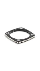 What Goes Around Comes Around Chanel Black Imitation Pearl Bangle