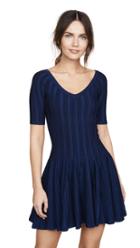 Cushnie Et Ochs Elizabetta Two Tone Knit Dress