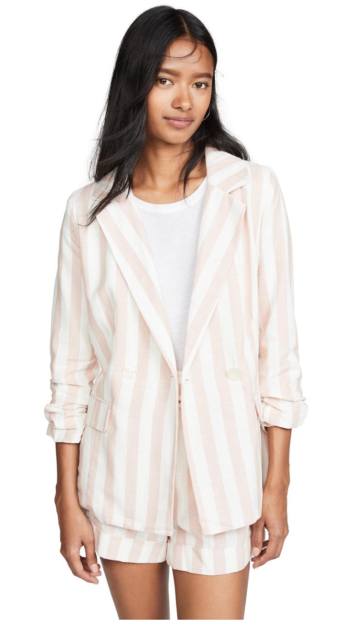 Chriselle Lim Collection Blush Stripe Blazer