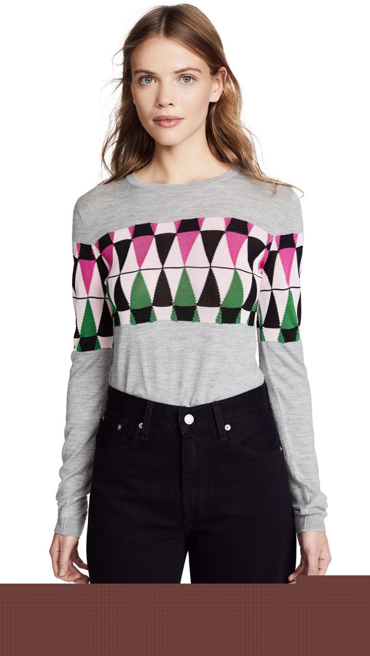 No 21 Collared Knitwear Top