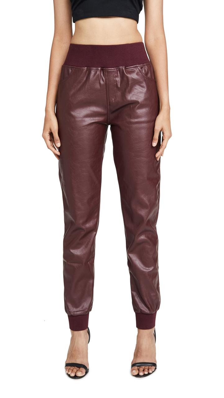 Kendall Kylie Cobain Vegan Leather Pants