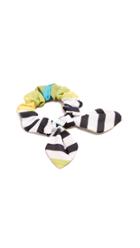 Namjosh Striped Colorblock Scrunchie
