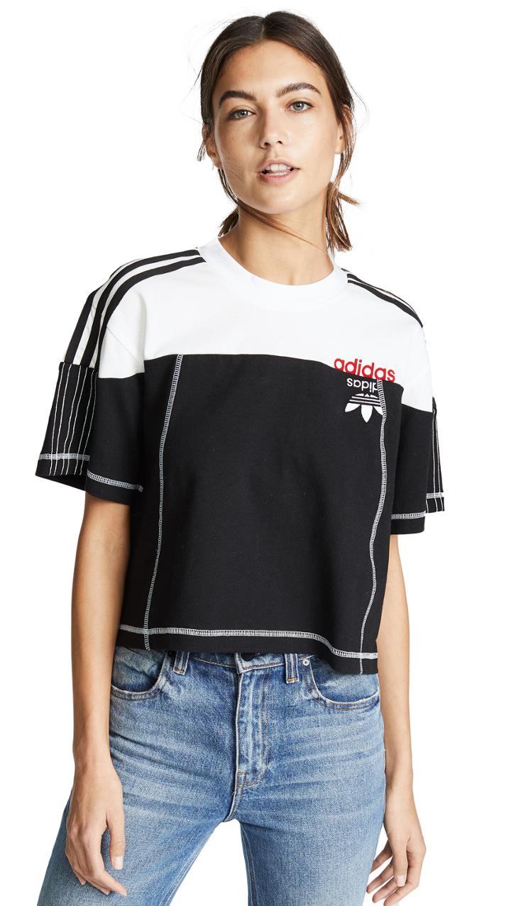 Adidas Originals By Alexander Wang Disjoin Crop Tee