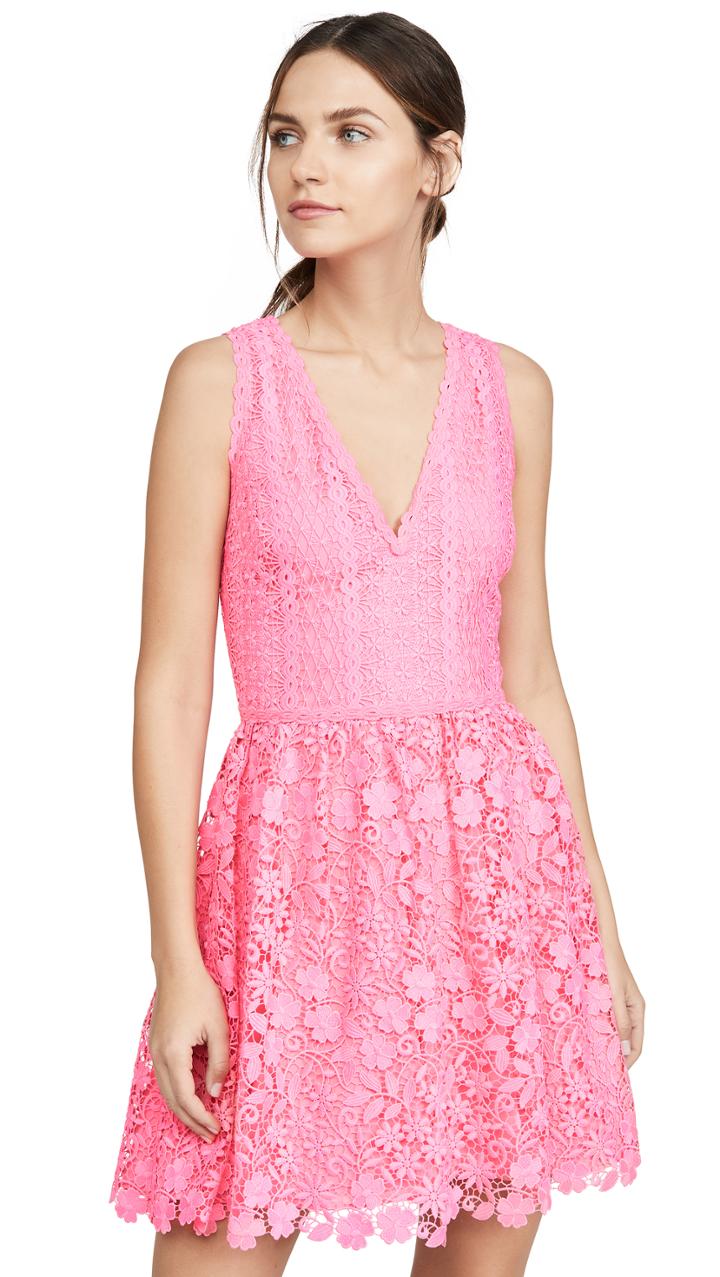 Alice Olivia Iris Gathered Dress