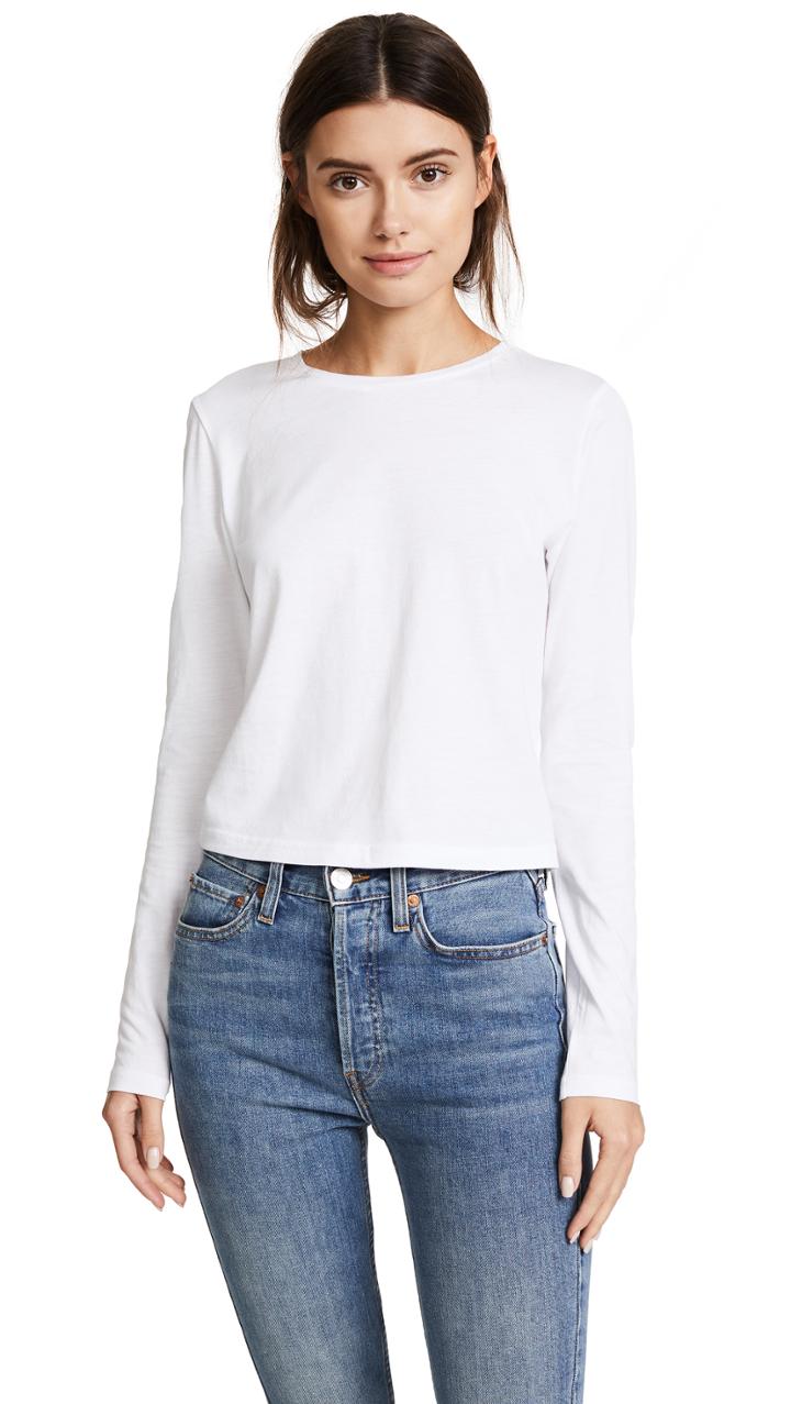 J Brand Carolina Cropped Tee