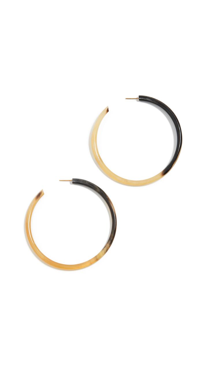 Soko Large Horn Hoop Earrings
