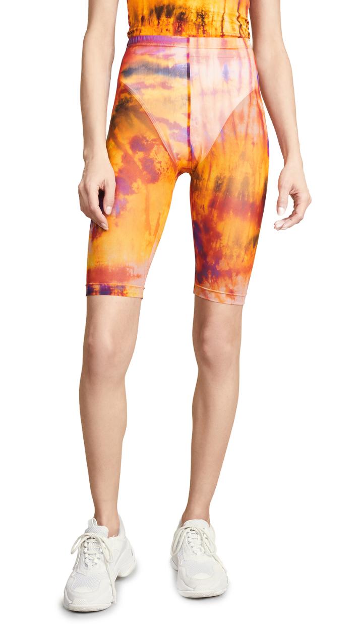 Msgm Tie Dye Bermuda Shorts