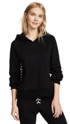 Pam Gela Hollywood Hoodie With Lace Up Side Seam