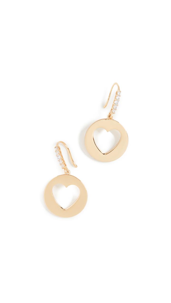 Kate Spade New York Symbols Heart Drop Earrings