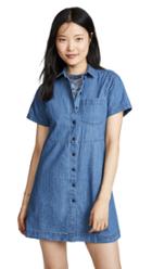 Madewell Fit And Flare Shirtdress