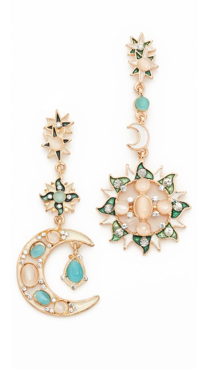 Shashi Moon Star Earrings