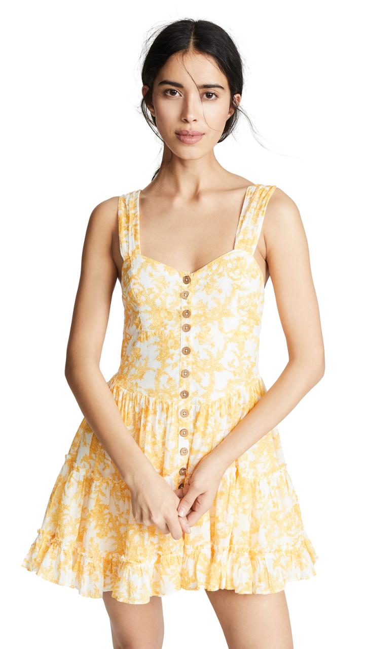 Free People Dance On The Black Top Dress