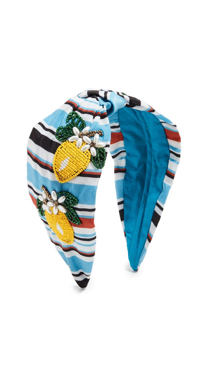 Namjosh Striped Lemon Headband