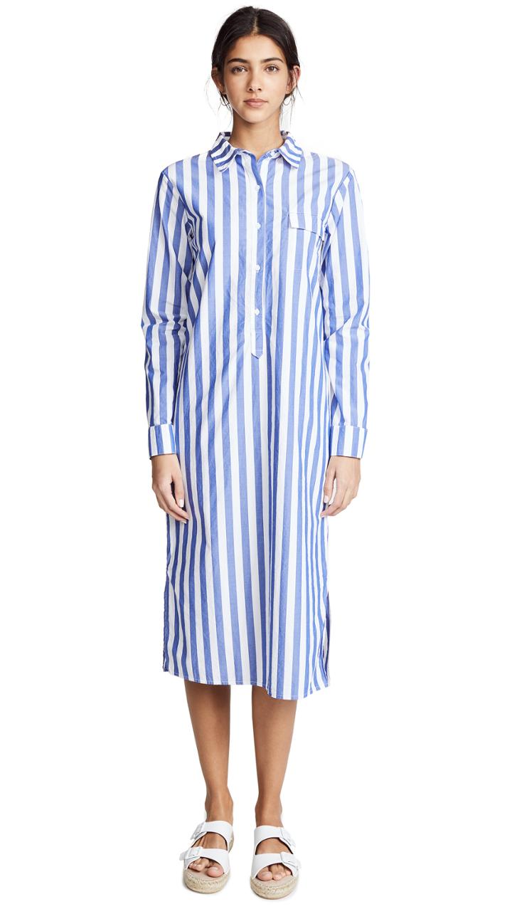 Stateside Oxford Button Down Dress