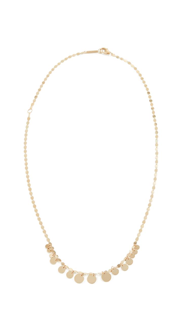 Lana Jewelry 14k Mini Disc Chain Choker Necklace